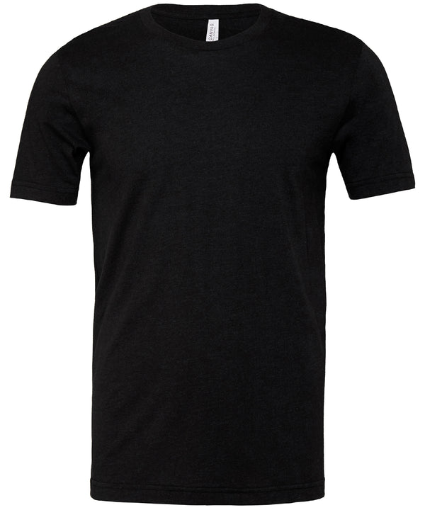Bella Canvas Unisex Heather Cvc Short Sleeve T-shirt - Black Heather