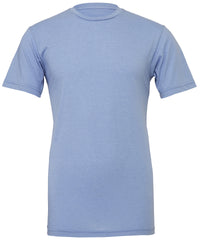 Bella Canvas Unisex Heather Cvc Short Sleeve T-shirt - Heather Blue