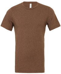 Bella Canvas Unisex Heather Cvc Short Sleeve T-shirt - Heather Brown