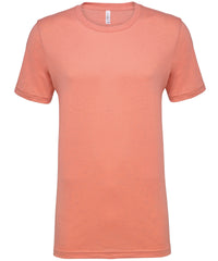 Bella Canvas Unisex Heather Cvc Short Sleeve T-shirt - Heather Prism Sunset