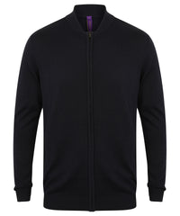 Henbury Unisex Zip-through Cardigan - Navy