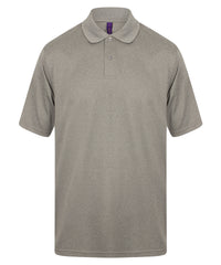 Henbury Coolplus® Polo Shirt - Heather Grey