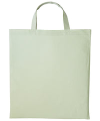 Nutshell Cotton Shopper Short Handle - Pastel MInt