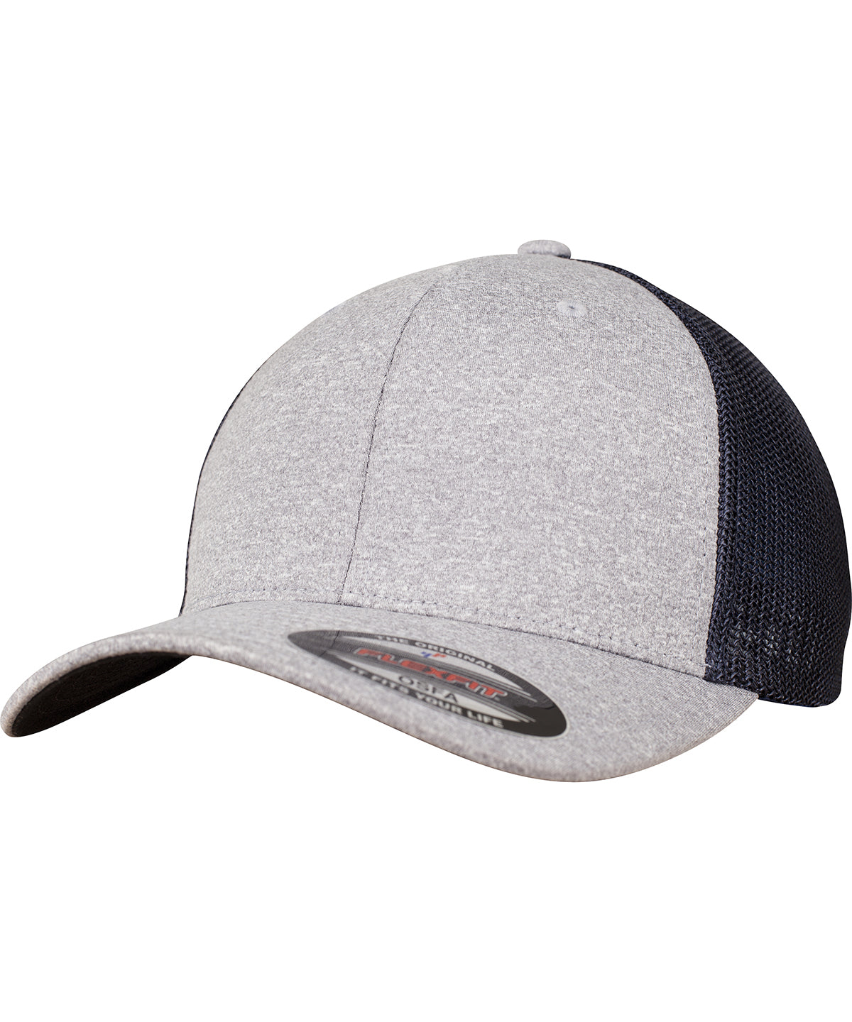 Flexfit Melange Mesh - Heather Navy