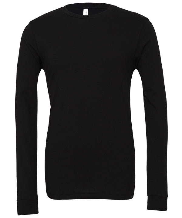 Bella Canvas Unisex Jersey Long Sleeve Tee - Black
