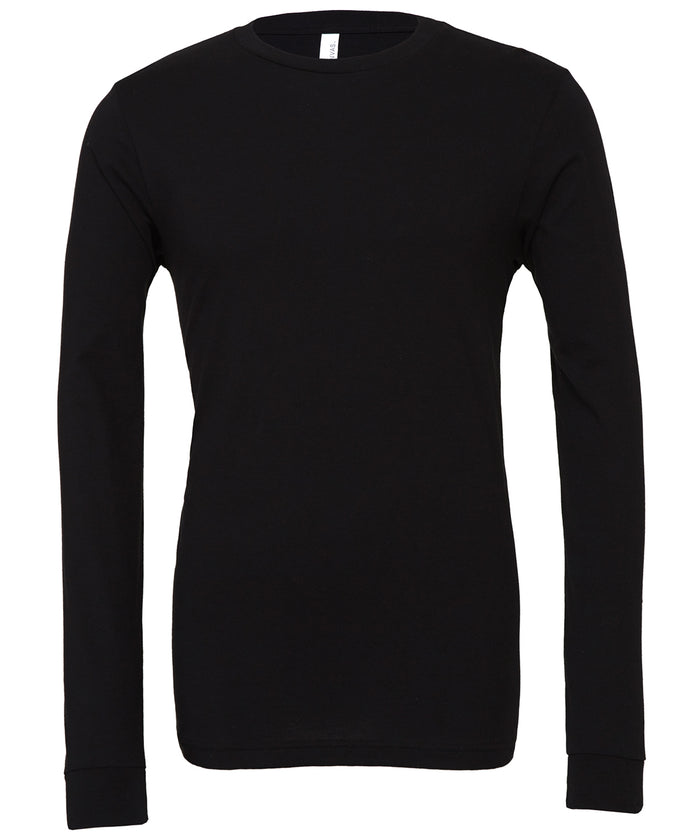 Bella Canvas Unisex Jersey Long Sleeve Tee - Black