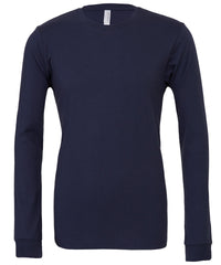 Bella Canvas Unisex Jersey Long Sleeve Tee - Navy