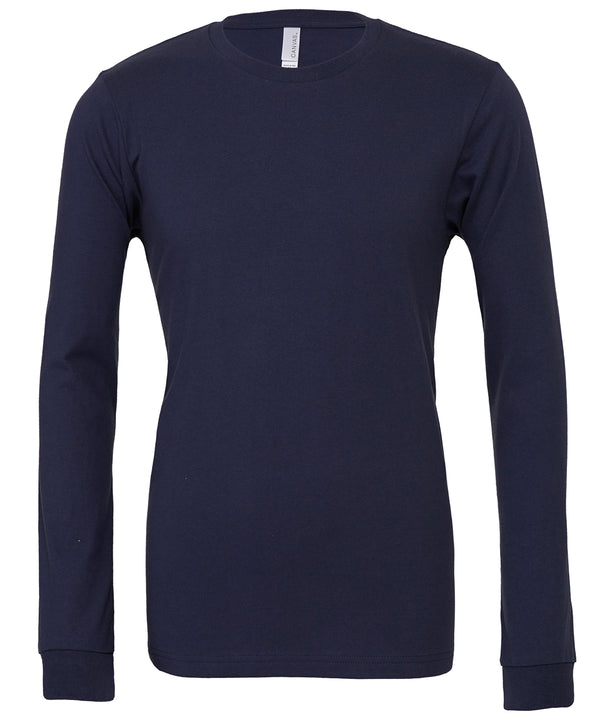 Bella Canvas Unisex Jersey Long Sleeve Tee - Navy