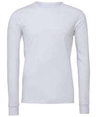 Bella Canvas Unisex Jersey Long Sleeve Tee - White