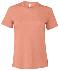 Bella Canvas Women's Relaxed Jersey Short Sleeve Tee - Heather Sunset