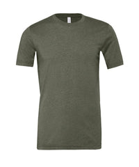 Bella Canvas Unisex Heather Cvc Short Sleeve T-shirt - Heather Military Green
