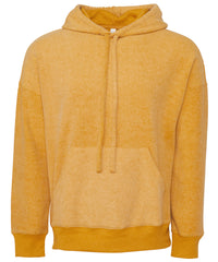 Bella Canvas Unisex Sueded Fleece Pullover Hoodie - Heather Mustard