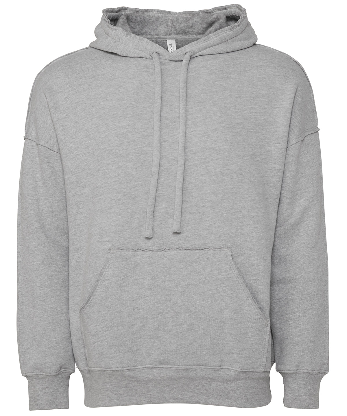 Bella Canvas Unisex Raw-seam Hoodie - Athletic Heather