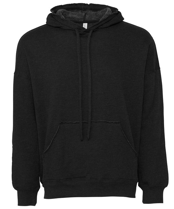 Bella Canvas Unisex Raw-seam Hoodie - Black Heather