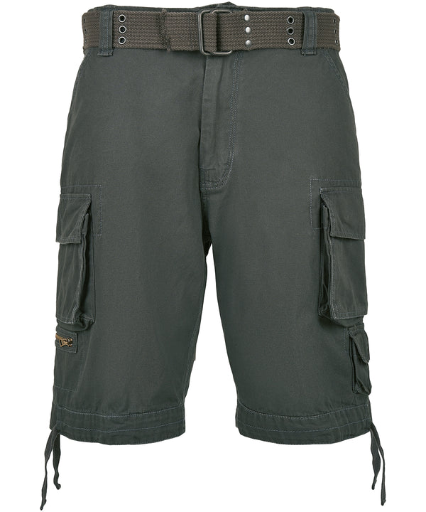 Buildyourbrandit Savage Vintage Shorts - Anthracite