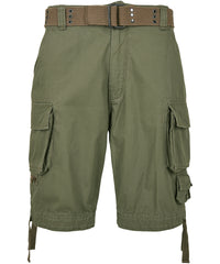 Buildyourbrandit Savage Vintage Shorts - Olive