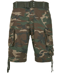 Buildyourbrandit Savage Vintage Shorts - Woodland