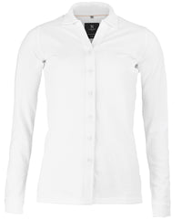Nimbus Women’s Kingston – Stretch Deluxe Piqué Shirt - White