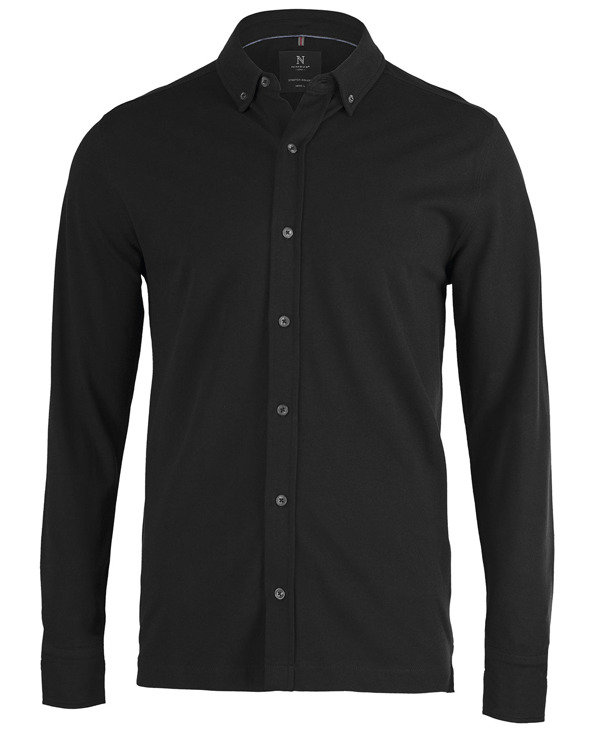 Nimbus Kingston – Stretch Deluxe Piqué Shirt - Black