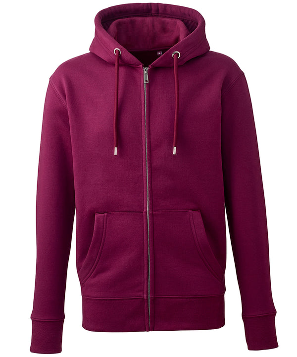 Men's Anthem Full-zip Hoodie - Burgundy