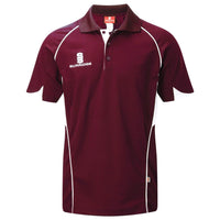 Surridge Curve Polo Shirt - Maroon