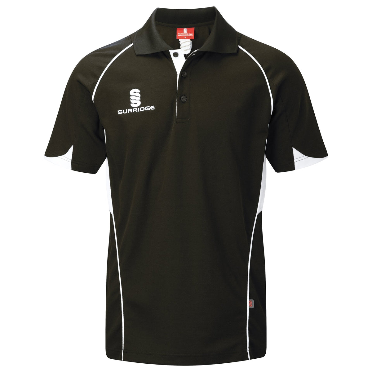 Surridge Curve Polo Shirt - Black