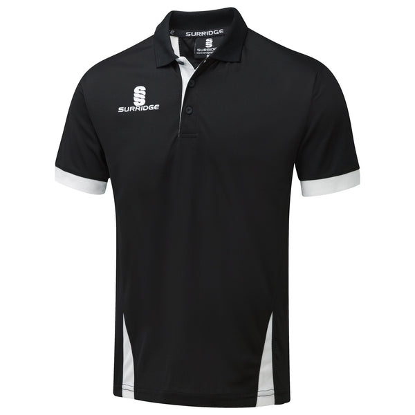 Surridge Blade Polo Shirt (Junior) - Black / White