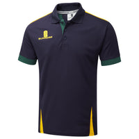 Surridge Blade Polo Shirt (Junior) - Navy / Bottle / Amber