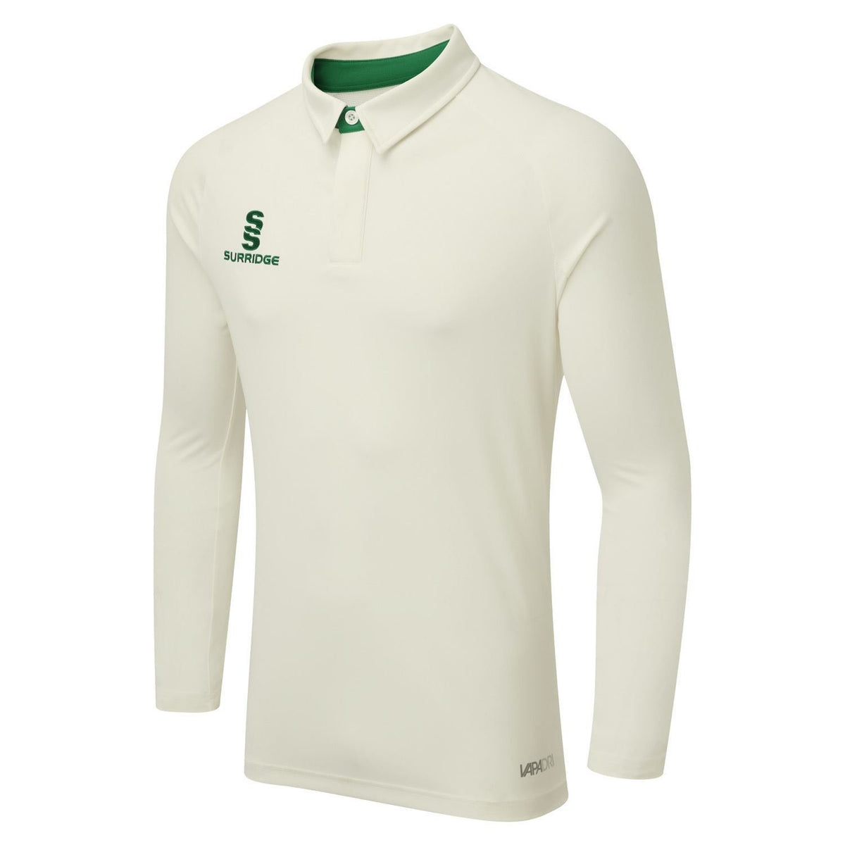 Surridge Ergo Long Sleeve Cricket Shirt - Green