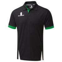 Surridge Blade Polo Shirt (Junior) - Black/Emerald/White