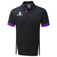 Surridge Blade Polo Shirt (Junior) - Black/Purple/White