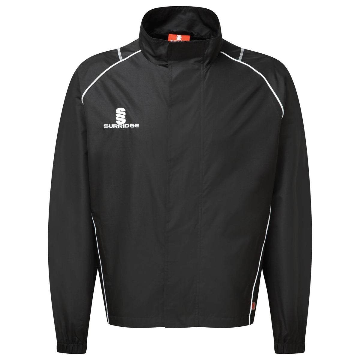 Surridge Curve Full Zip Rain Jacket - Black