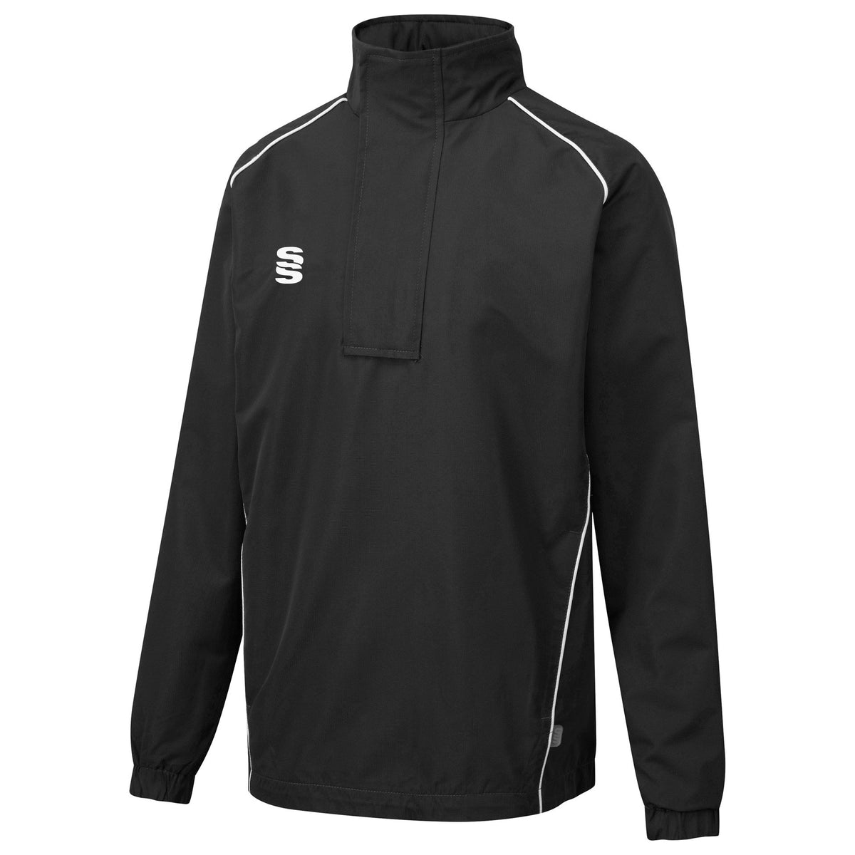 Surridge Dual Curve Zip Rain Jacket (Junior) - Black