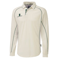 Surridge Long Sleeve Shirt - Green Trim