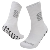 Surridge Quarter Gripper Sock (Junior) - White