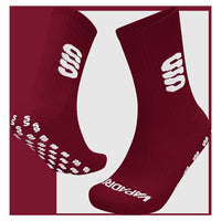 Surridge Quarter Gripper Sock (Junior) - Maroon