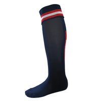 Surridge Single Band Sock (Junior) - Navy / Red / White