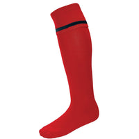 Surridge Single Band Sock (Junior) - Red / Black