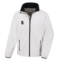 Surridge Core Printable Softshell Jacket - White