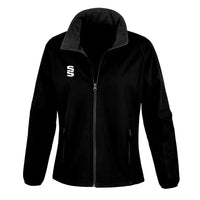 Surridge Female Core Printable Softshell Jacket - Black