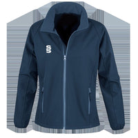 Surridge Female Core Printable Softshell Jacket - Navy