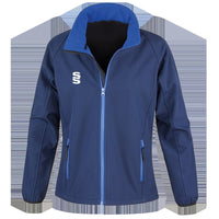Surridge Female Core Printable Softshell Jacket - Navy / Royal