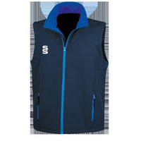 Surridge Core Printable Softshell Gilet Male - Navy Royal