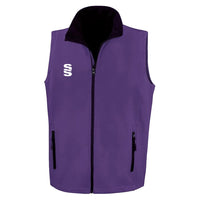 Surridge Core Printable Softshell Gilet Male - Purple