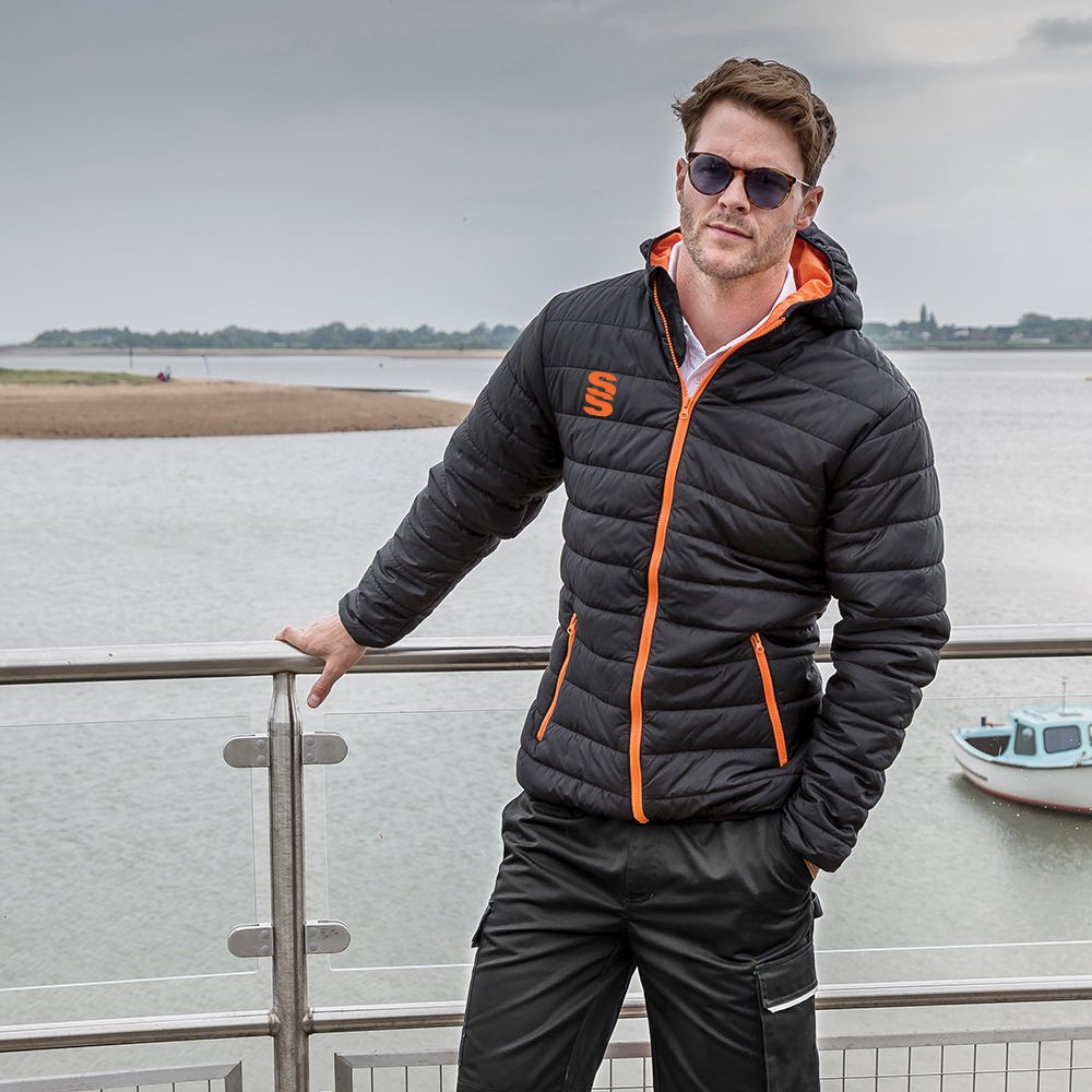 Surridge Supersoft Padded Jacket (Adult) - Black / Orange