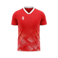 Surridge Copa Shirt / Short Sleeve (Junior) - Red / White