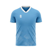 Surridge Copa Shirt / Short Sleeve (Junior) - Sky / White