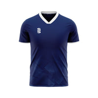 Surridge Copa Shirt / Short Sleeve (Junior) - Navy / White