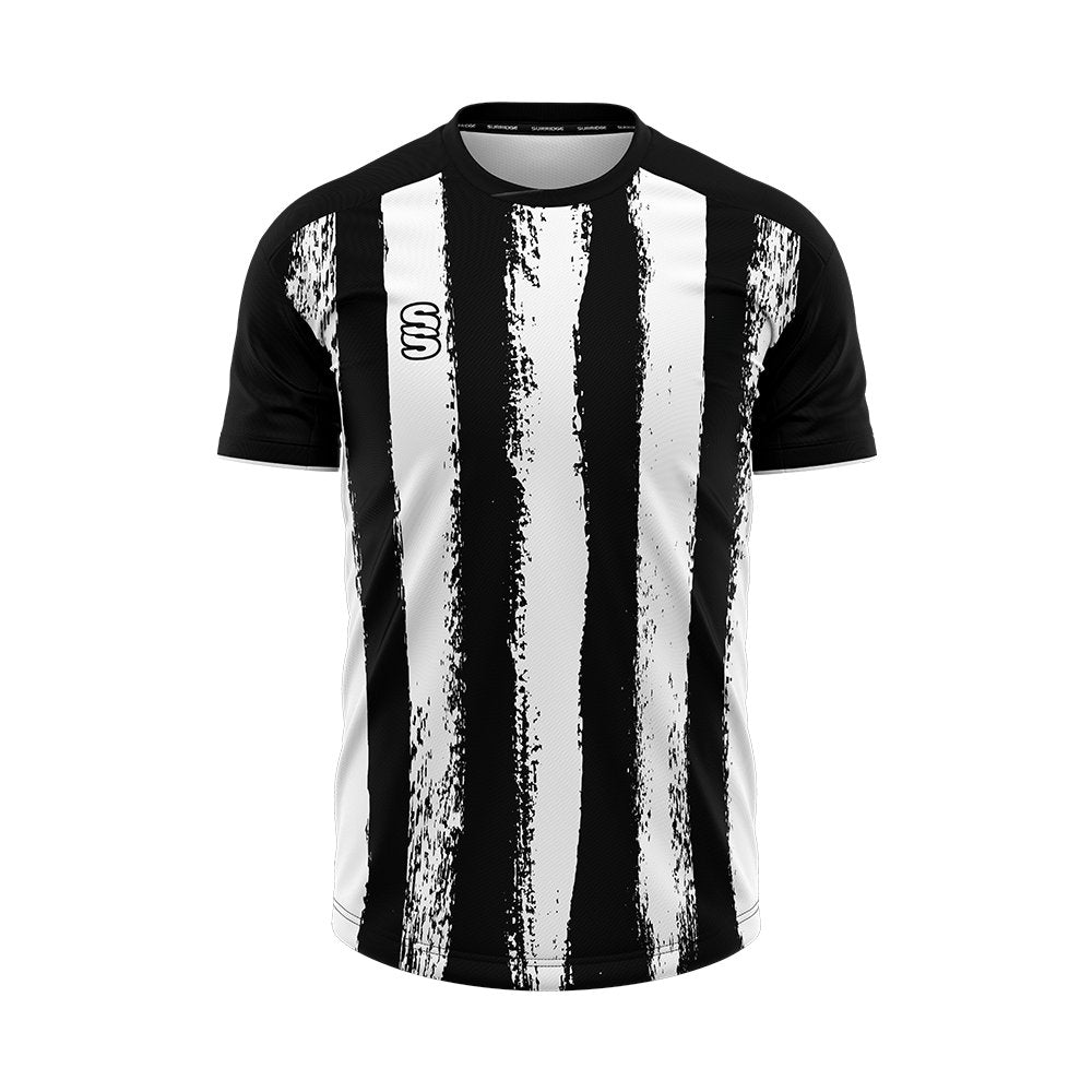 Surridge Strike Shirt / Short Sleeve (Junior) - Black / White
