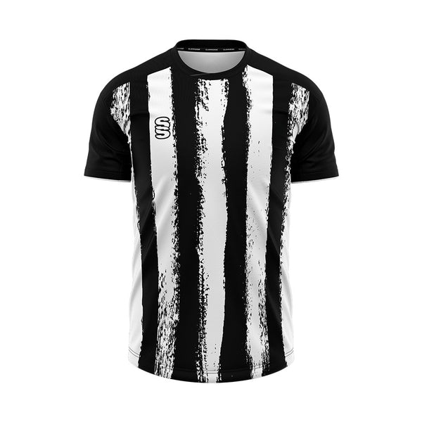 Surridge Strike Shirt / Short Sleeve (Junior) - Black / White